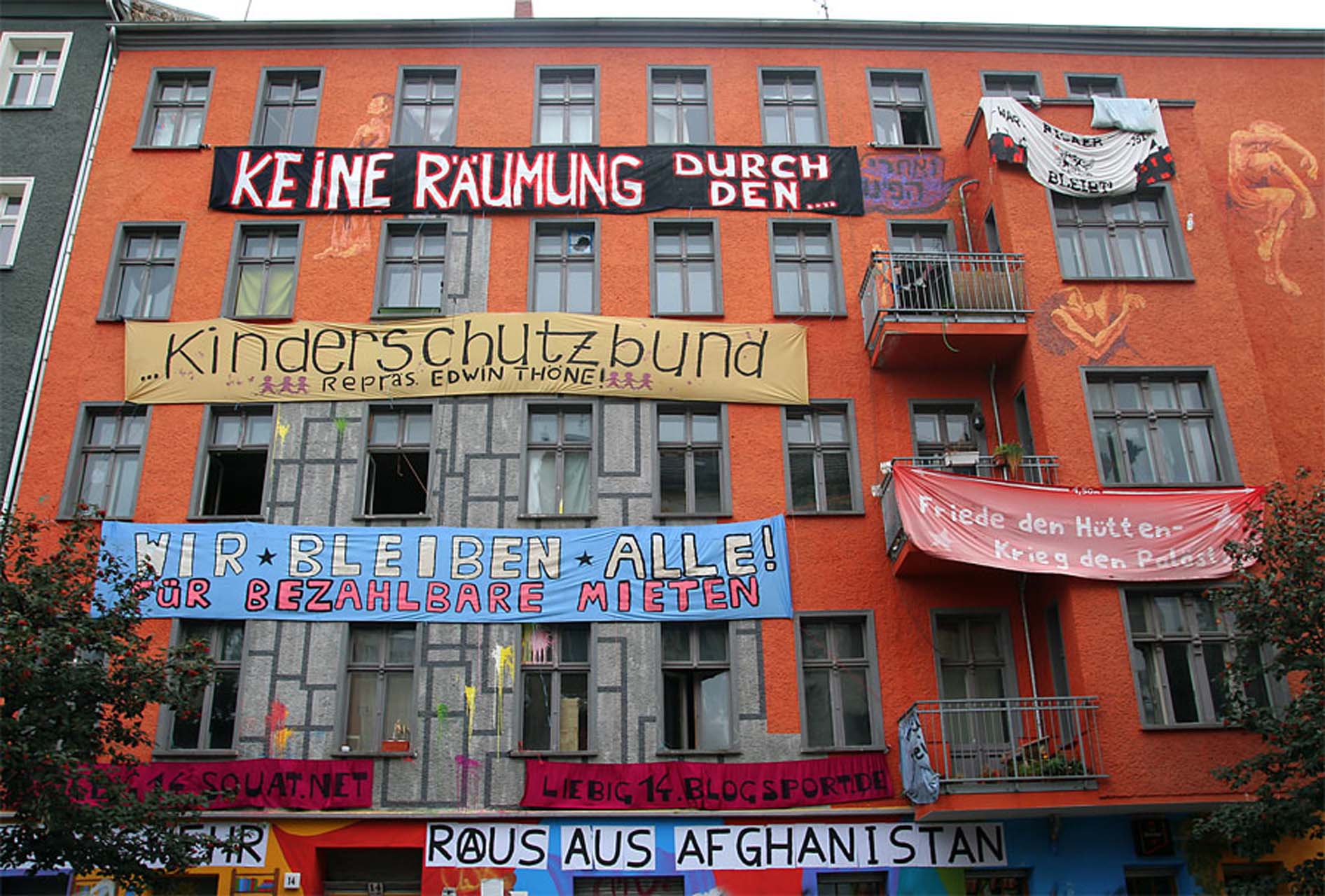 Liebigstraße 14 in Berlin Friedrichshain, 2009. Foto Wursti10247, verwendet unter Creative Commons Attribution-Share Alike 3.0